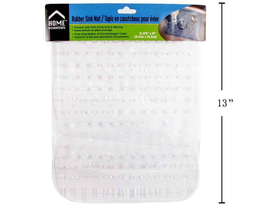 H.E. Rubber Sink Mat, 12-3/8"x10"