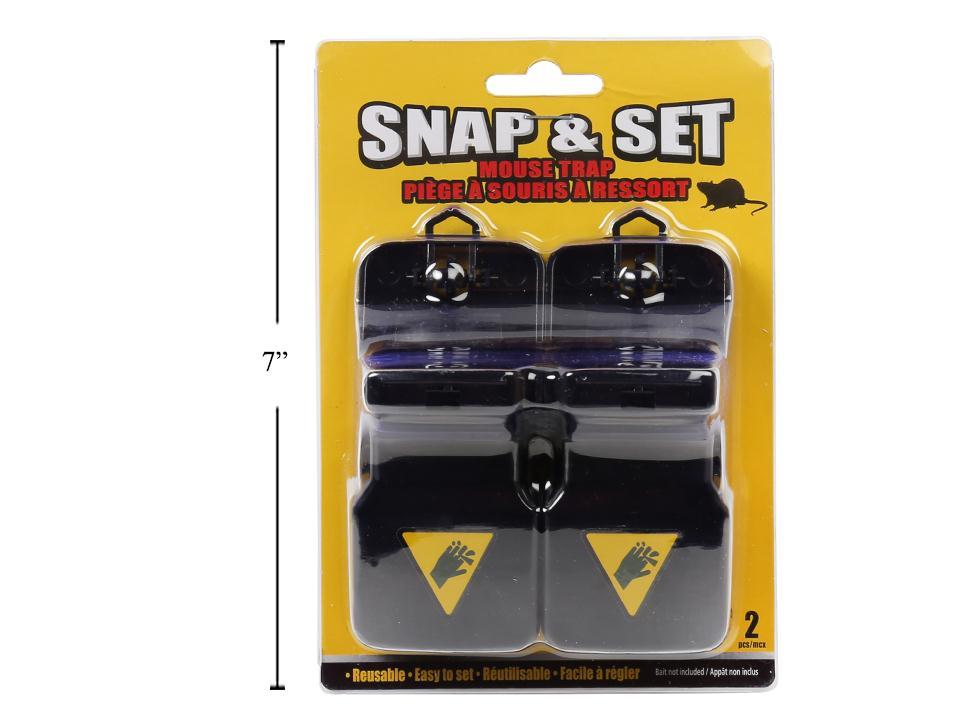 H.E. 2-Piece Plastic Mouse Trap