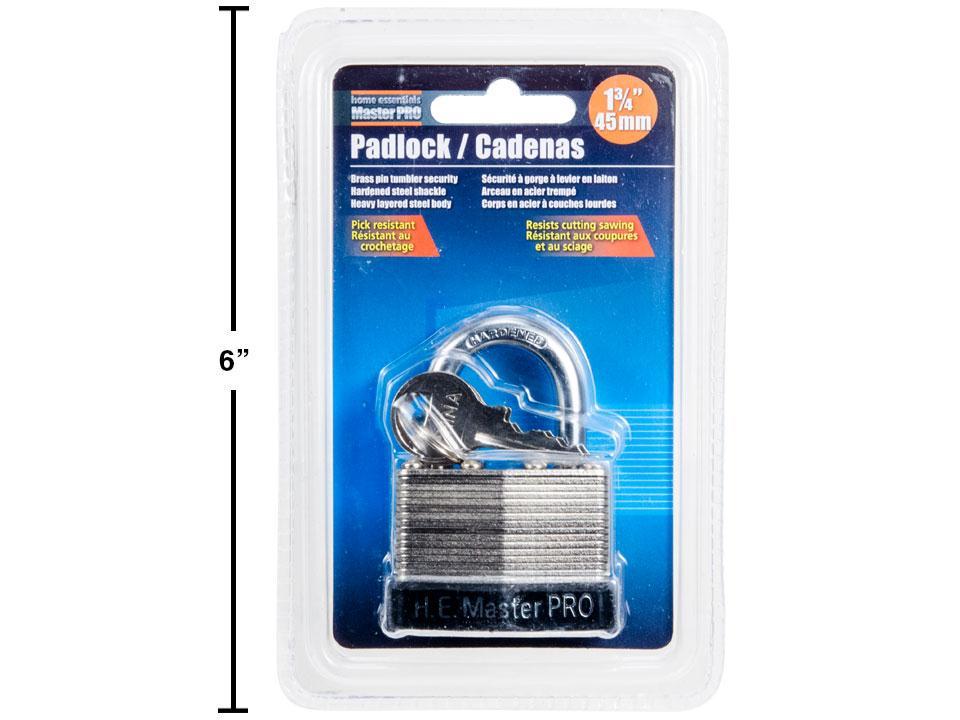 H.E. Master Pro 1.75" Laminated Padlock