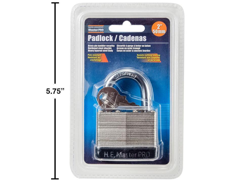 H.E. Master Pro 2" Laminated Padlock