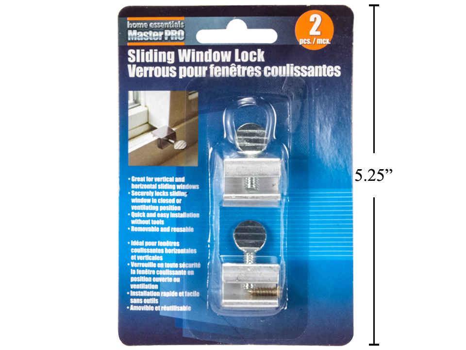 H.E. Master Pro 2-Piece Sliding Window Lock