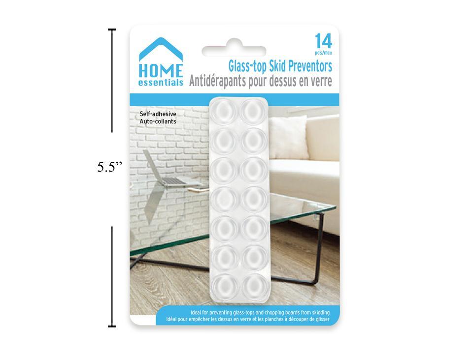 H.E. 14-Piece Glass-Top Skid Preventors