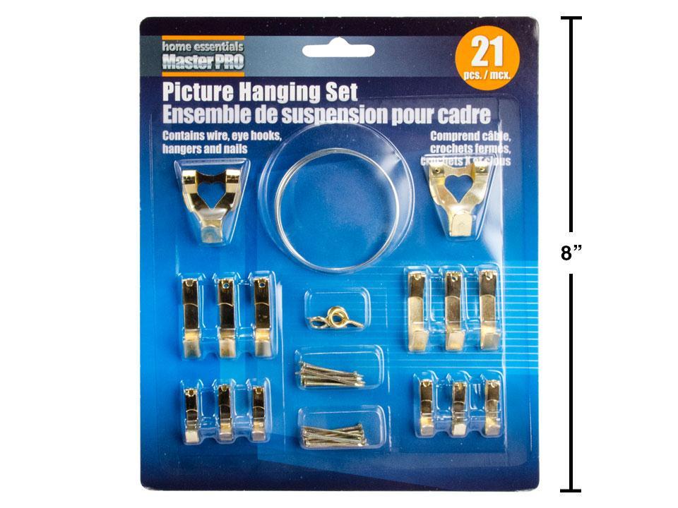 H.E. Master Pro 21-Piece Picture Hanging Set