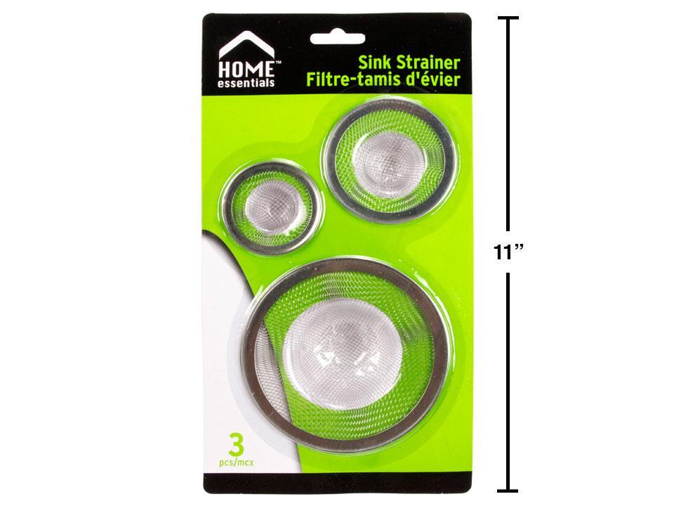 Three-Piece Sink Strainer Set
