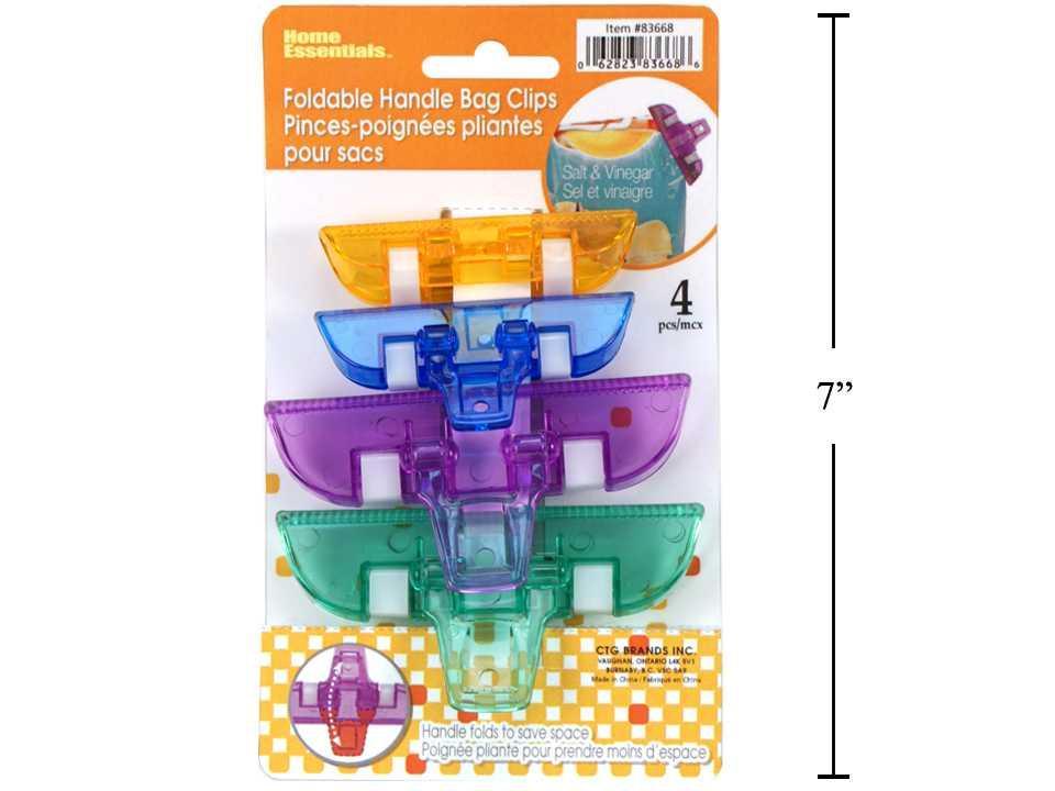 H.E. Multi Pack Practical Clips, 4-Piece Set, 4 Colors