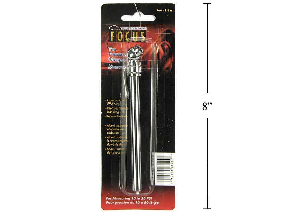 Focus Auto Precision 5.5" Tire Pressure Gauge
