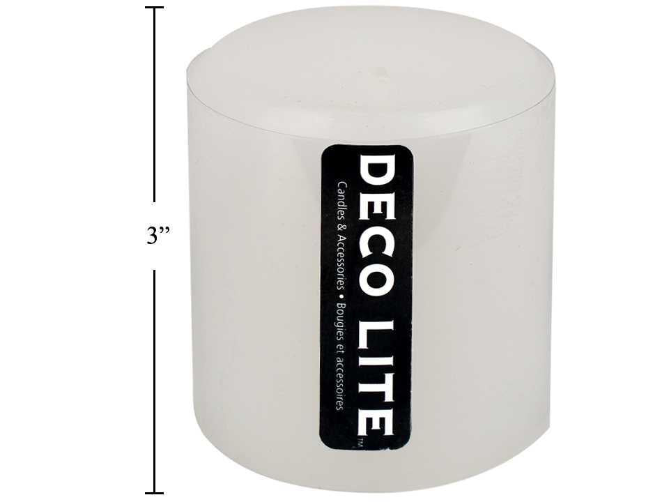White 3x3" Pillar Candle
