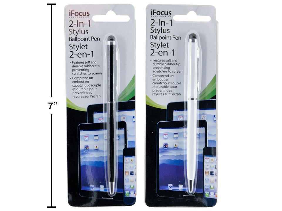 iFocus 2-In-1 Stylus and Ballpoint Pen