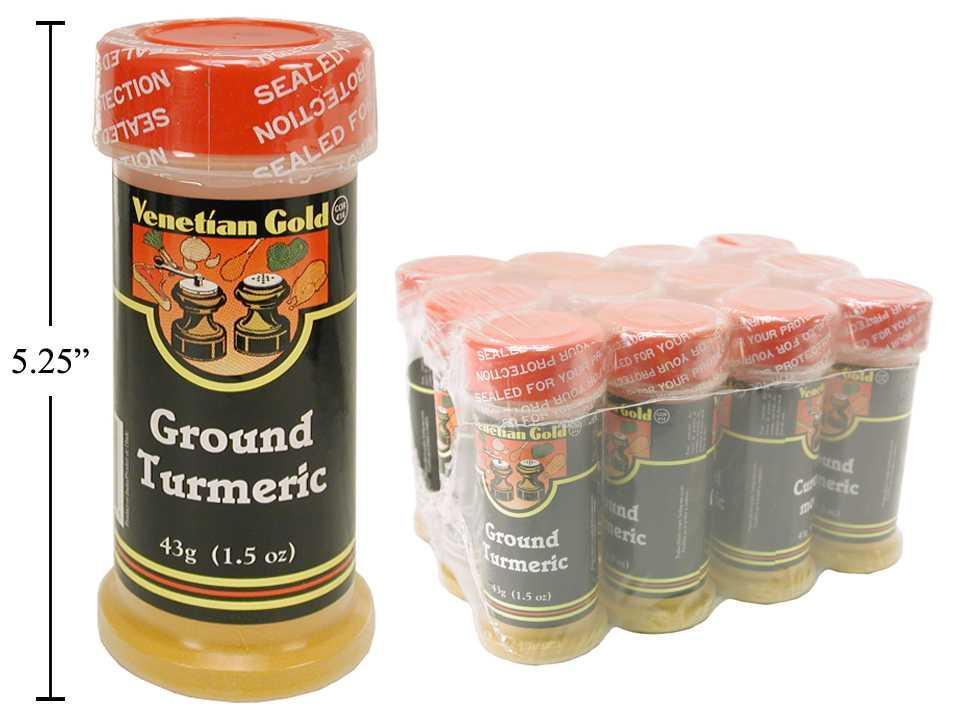 V. Gold Ground Turmeric, 43g.
