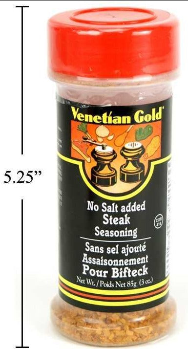 V. Gold No Salt Added Steak Seasoning, 85g