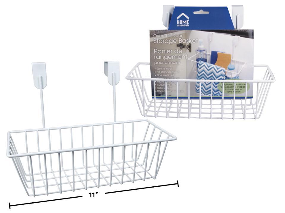 H.E. White Overdoor Storage Basket