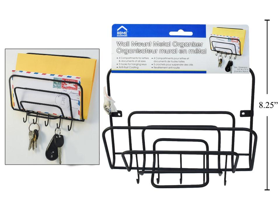 H.E. Black Metal Organizer