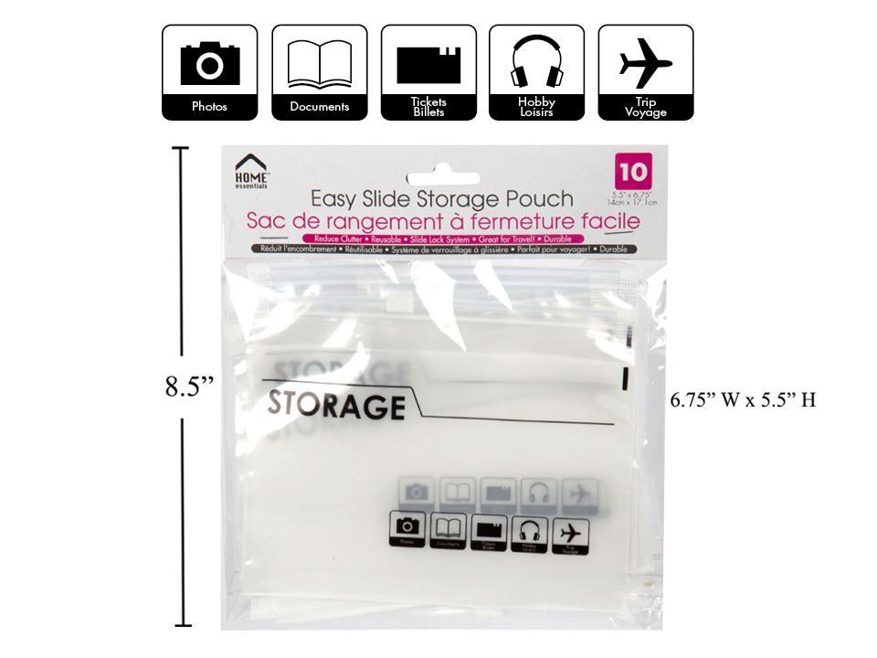H.E. 10-Piece 8" Storage Pouch