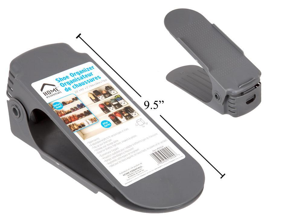 H.E. Dark Grey Foldable Shoe Rack, Dimensions 24x9x7.5cm.