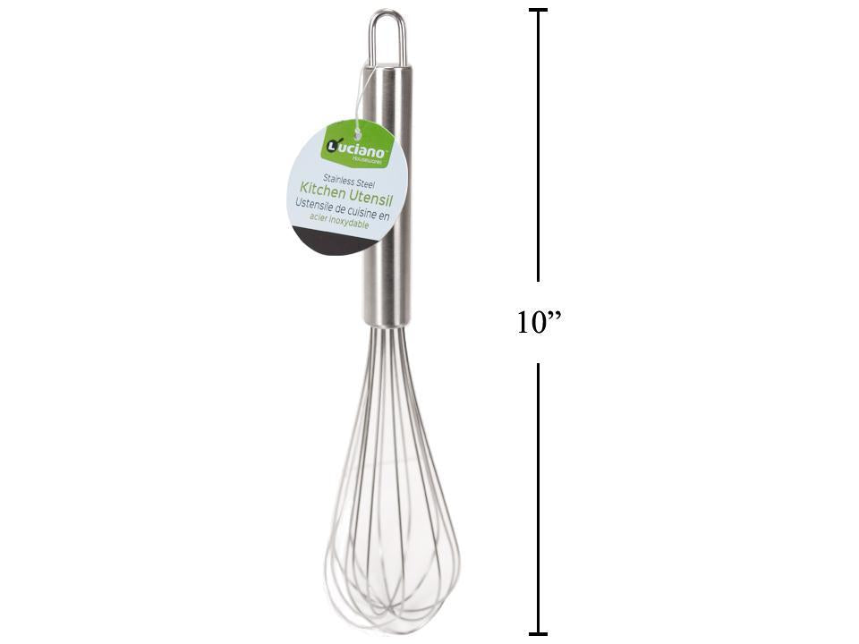 Luciano Stainless Steel Whisk, 10.25"L