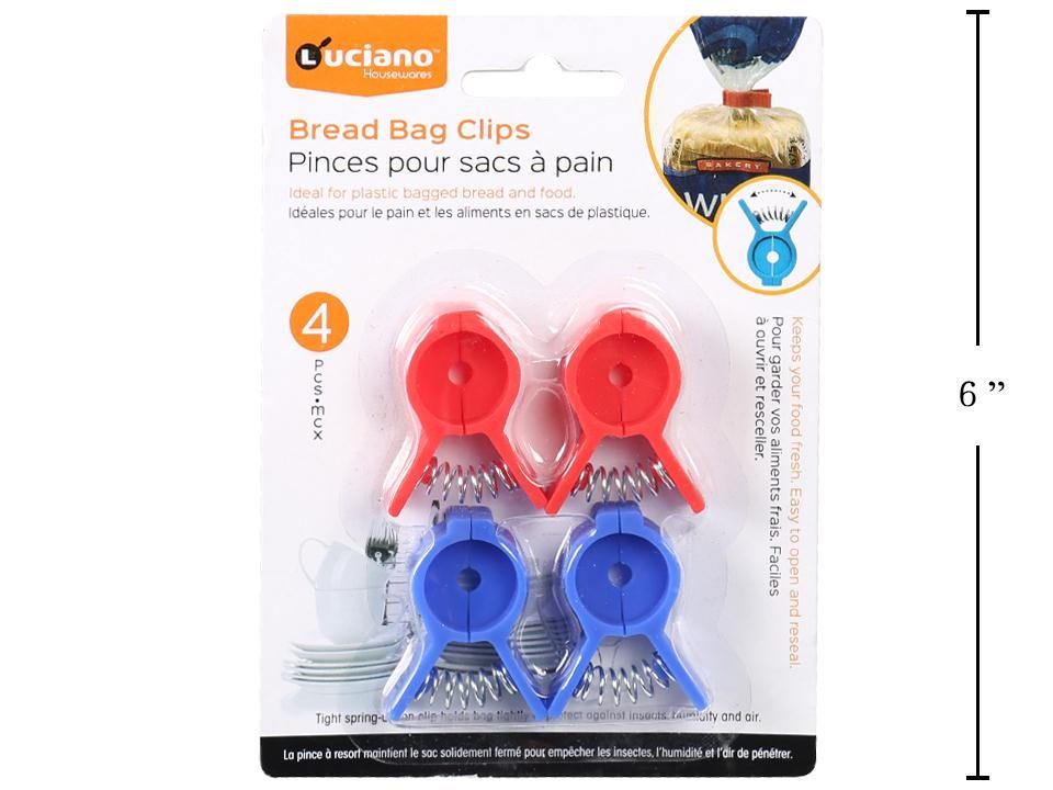 Luciano 4-Piece Bread Bag Clips