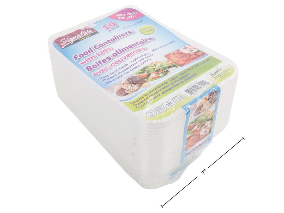 SiG.Kit 10-Piece 750ml Food Storage Container Set with Lids