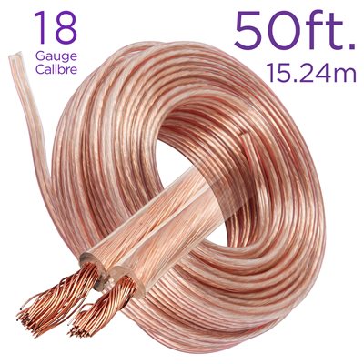 50 Ft. 18 AWG Speaker Wire