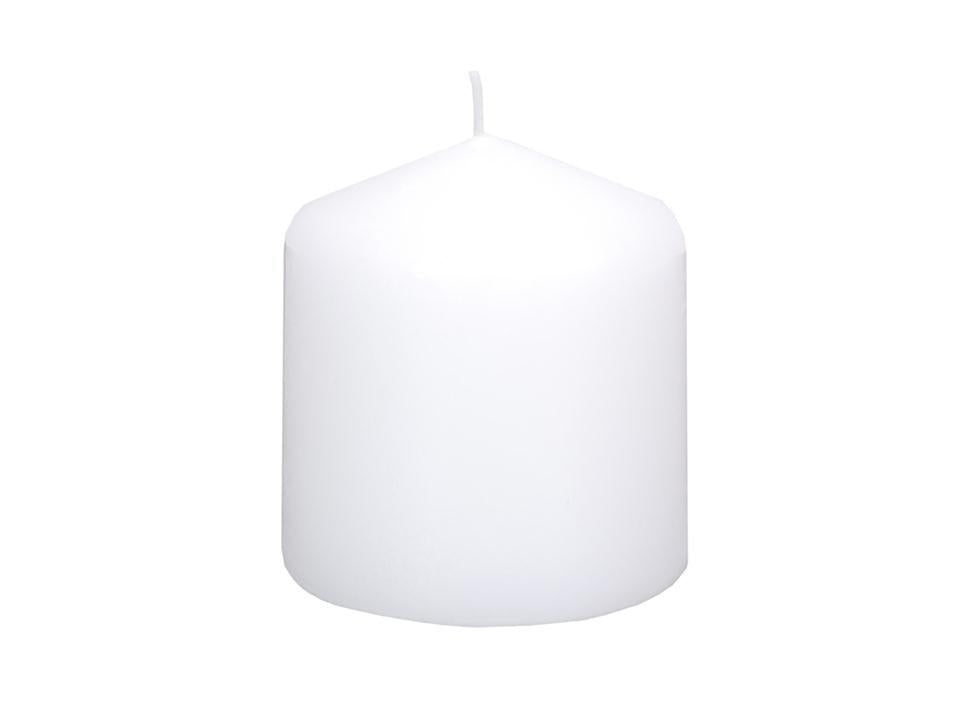 Radiance 3-Inch White Unscented Pillar Candle, 33 Hours