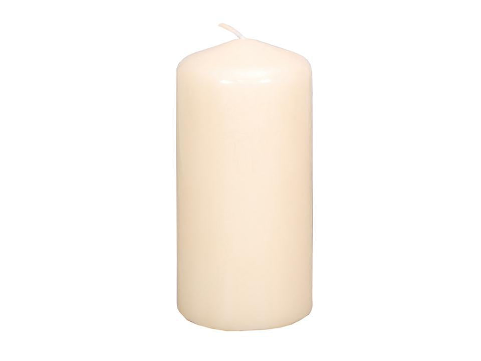 Radiance 6-Inch Ivory Unscented Pillar Candle with 63 Hours Burn Time