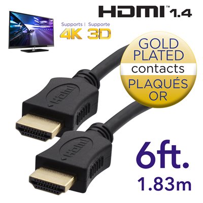 6 Ft. HDMI 1.4 Cable