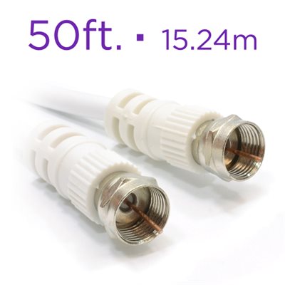 RG6 Coaxial Cable, 50 Ft.