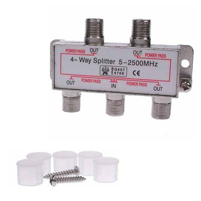 4-Way Satellite Splitter