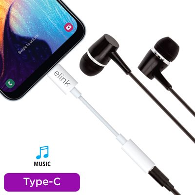 Type-C to 3.5mm Headphone Jack Adapter