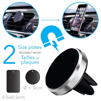 Magnetic Air Vent Car Mount Holder, Small Size