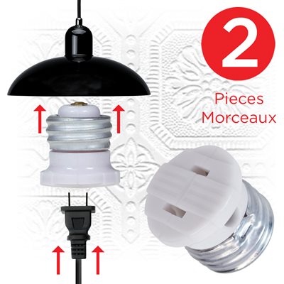 Medium Base Light Socket Adaptor