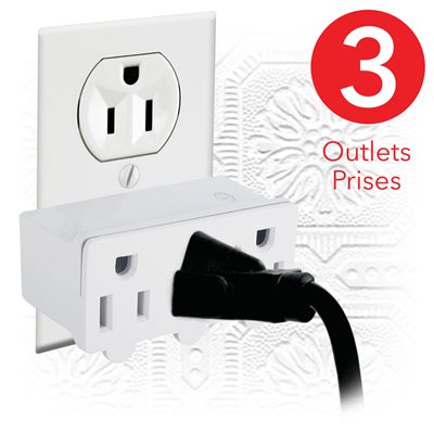 3-Outlet Wall Tap