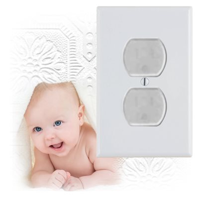 Electrical Outlet Caps; Pack of 10