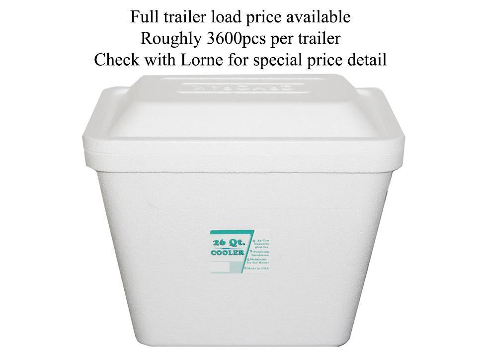 26Qt. Styrofoam Cooler