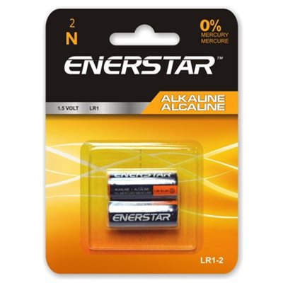 N Alkaline Battery, Pack of 2