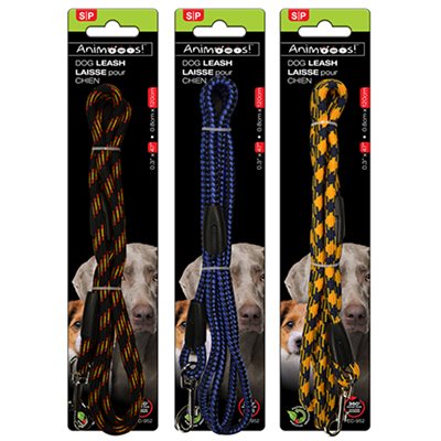 Dog Braided Leash; Measuring 0.3"X47"