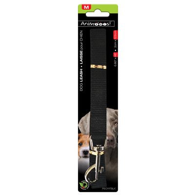 Nylon Dog Leash, 0.8"x48", Black