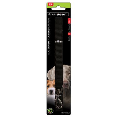 Nylon Dog Leash, 0.6"x48", Black