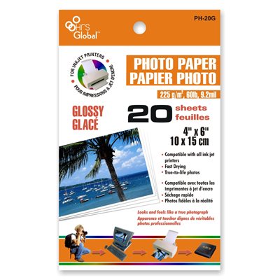 Glossy Photo Paper, 4" X 6", 16 Sheets Pack