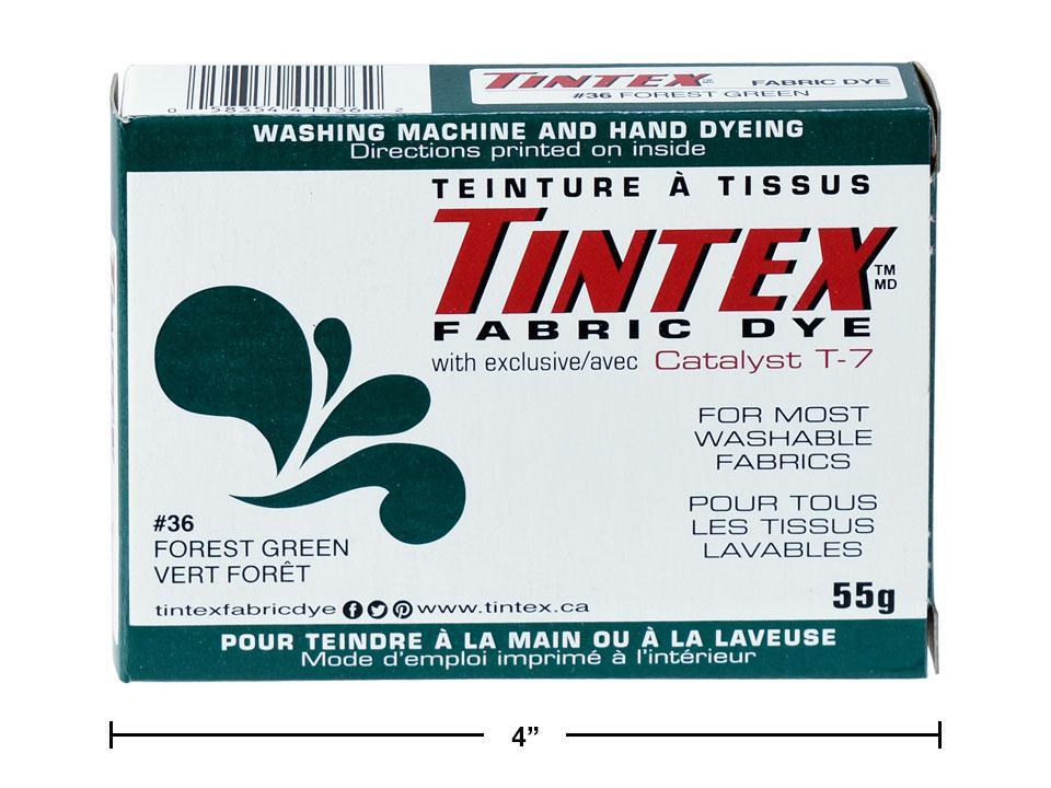 Tintex Fabric Dye in Forest Green, 55g.
