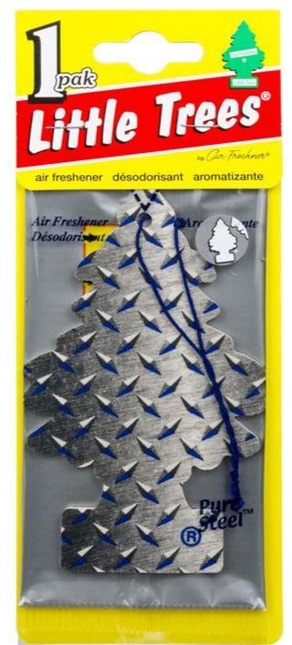 Little Trees Pure Steel Air Fresheners