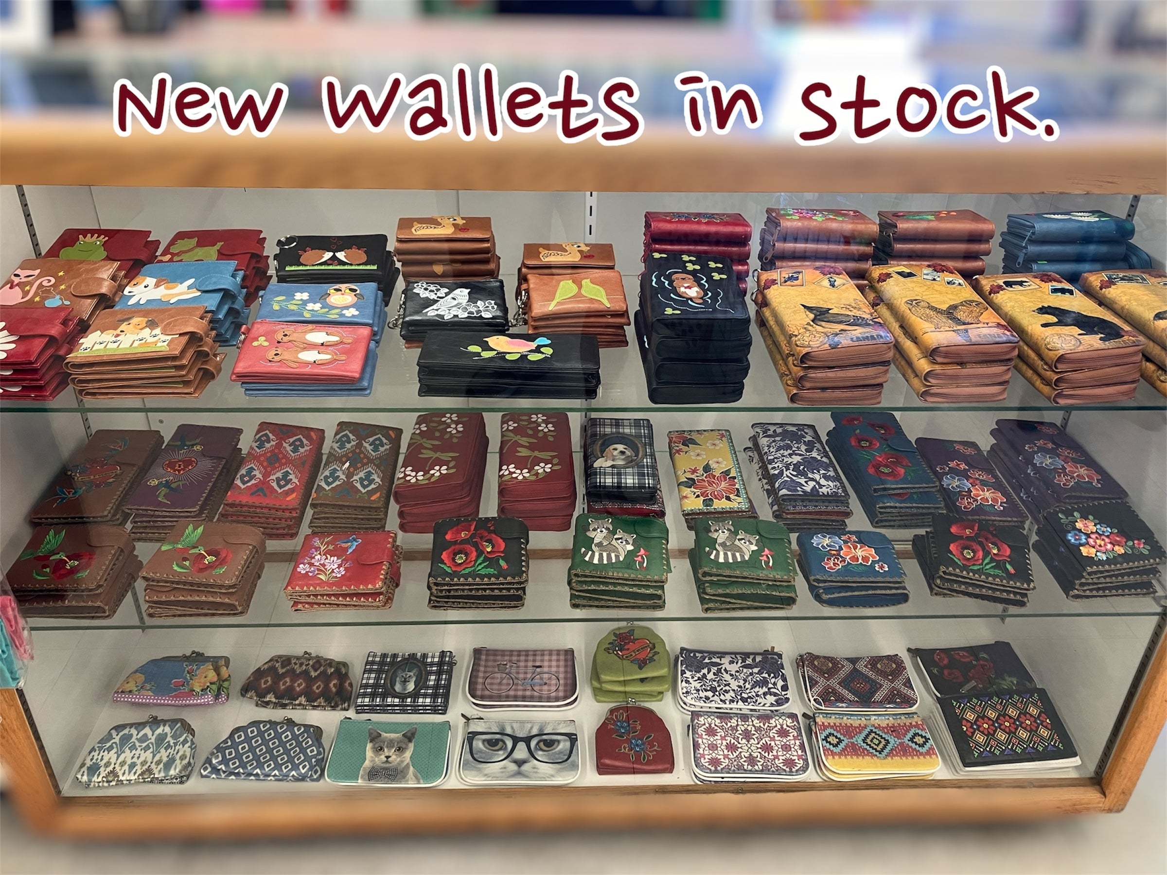 Wallets in stock