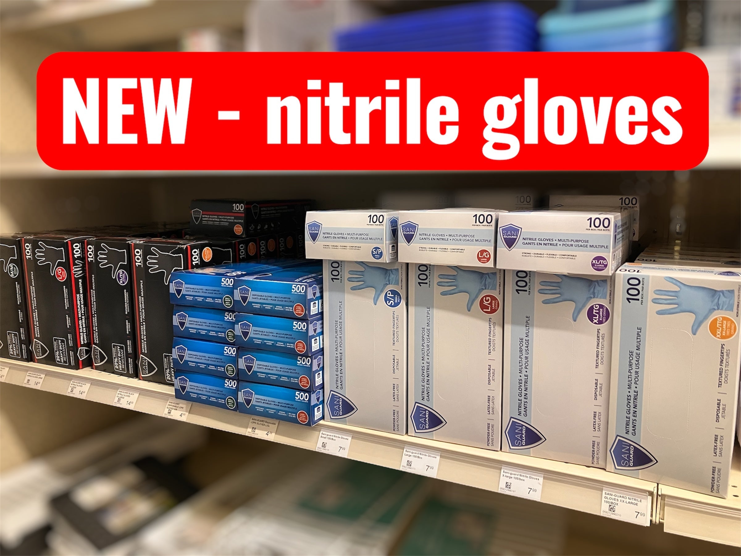 New gloves in stock