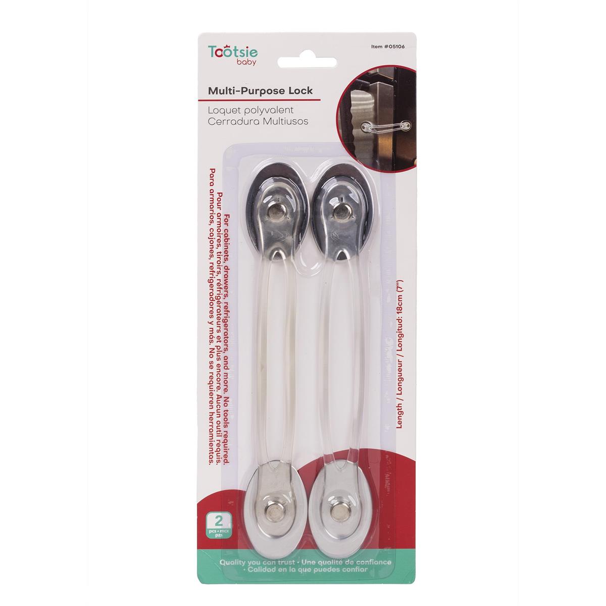 Silver Large Multi-Purpose Latch