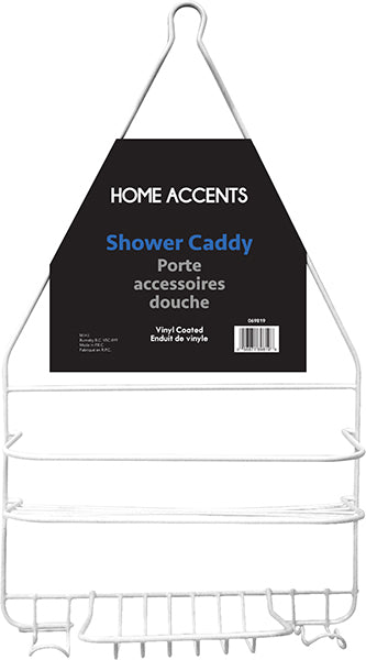 Jumbo Vinyl-Coated Shower Caddy