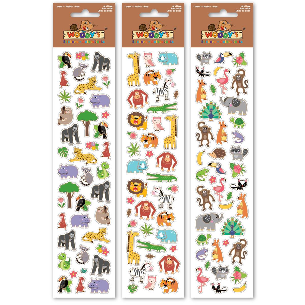 Jungle Laser Stickers