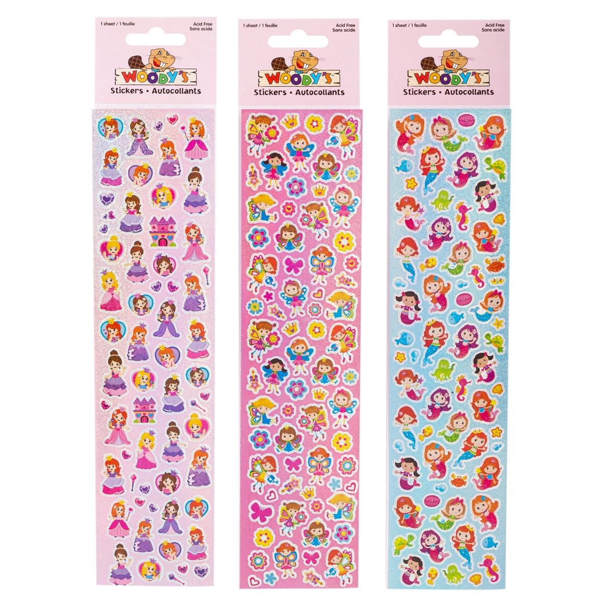 Woody's Princess Stickers