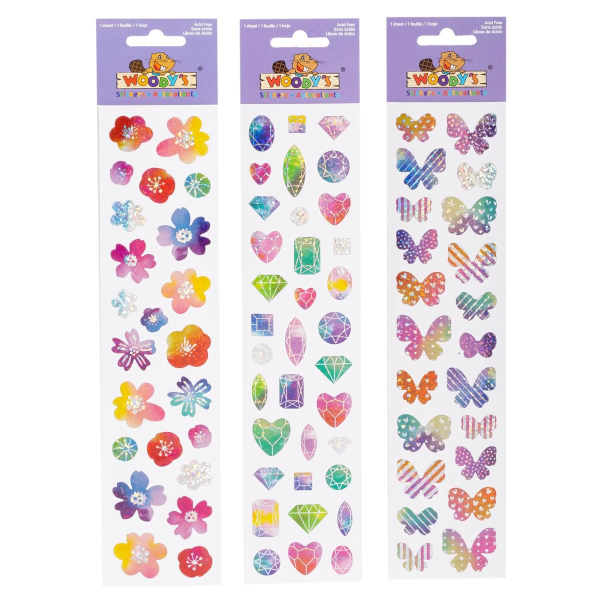 Woody’s Holographic Stickers