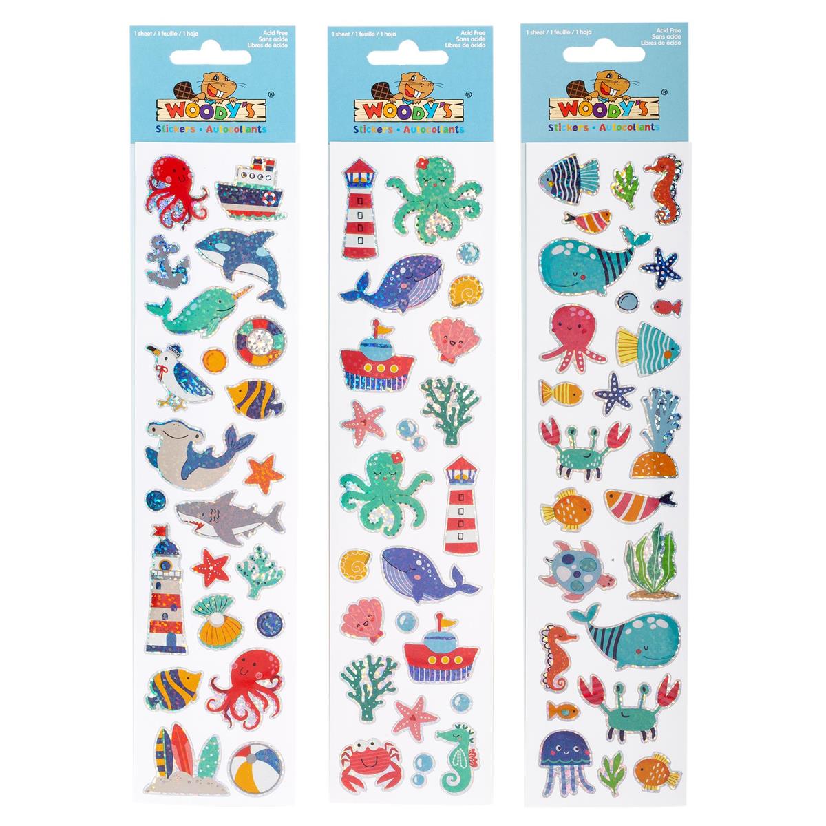 Woody's Ocean Fun Stickers