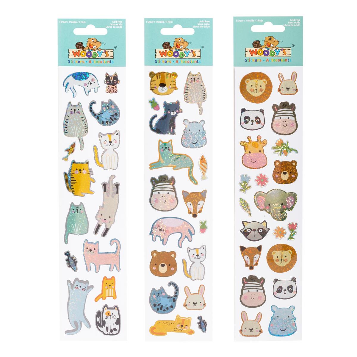 Woody’s Comfy Animal Stickers