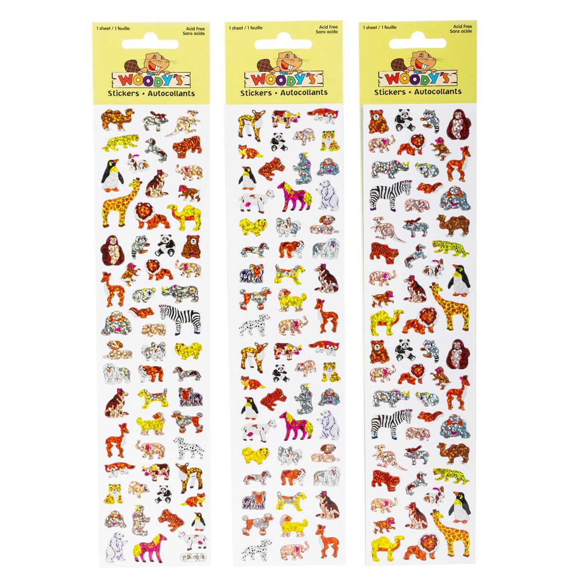 Woody's Cutie Animal Stickers